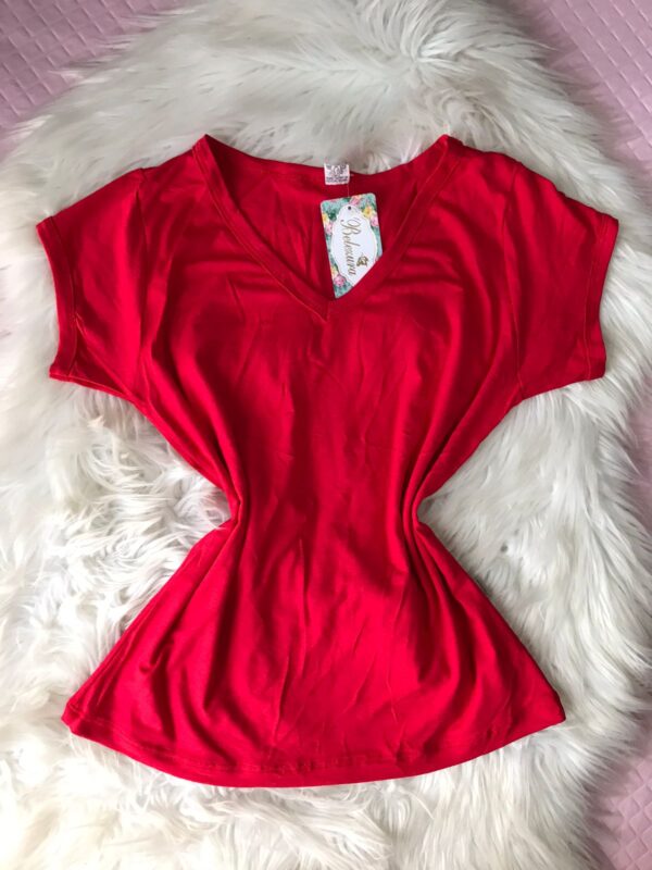 T-SHIRT LISA  VERMELHA    TAM: M