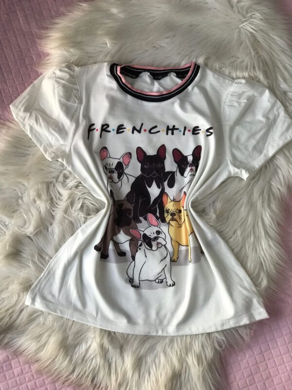 T-SHIRT BRANCA - FRENCHIS  TAM: M