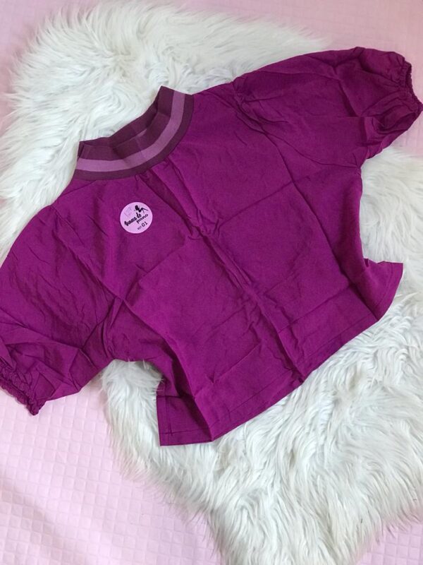 REF: 01 - BLUSA VISCOSE 127 ROXA GOLA (TAM. ÚNICO)