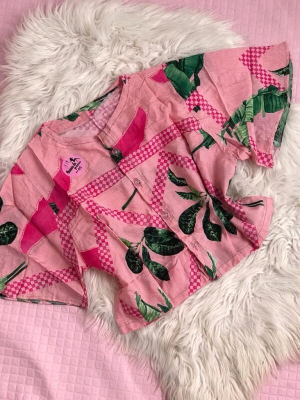 REF: 05 - BLUSA VISCOSE 131 ROSA BOTÕES (TAM. ÚNICO)