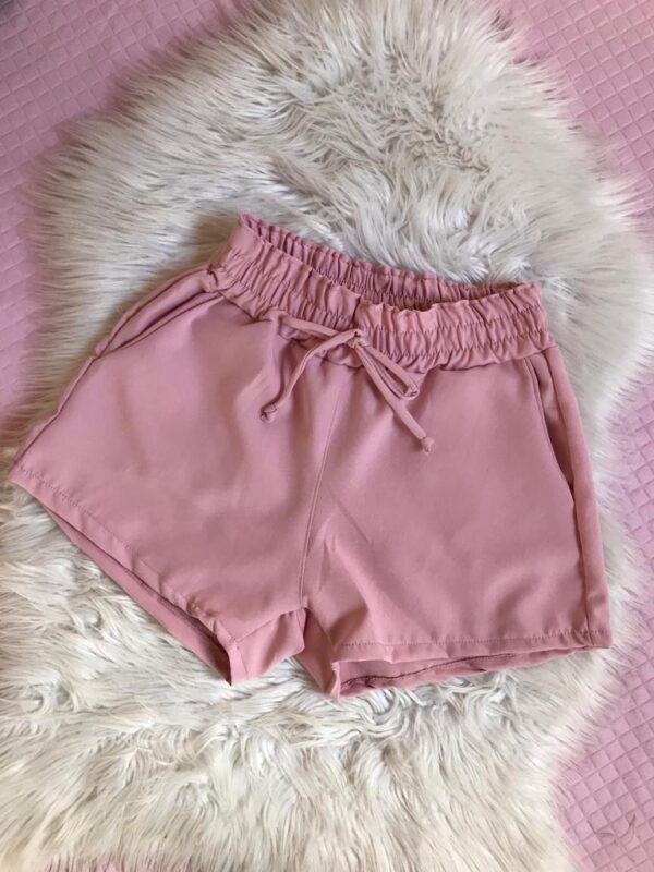 SHORT LASTEX C/ FIO GOIABA TAM. M 047