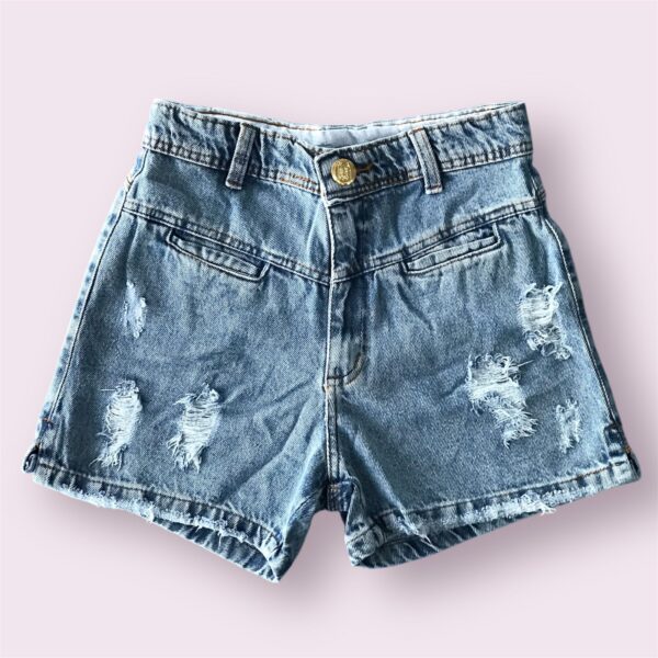 SHORT JEANS C/ BOLSO NA FRENTE